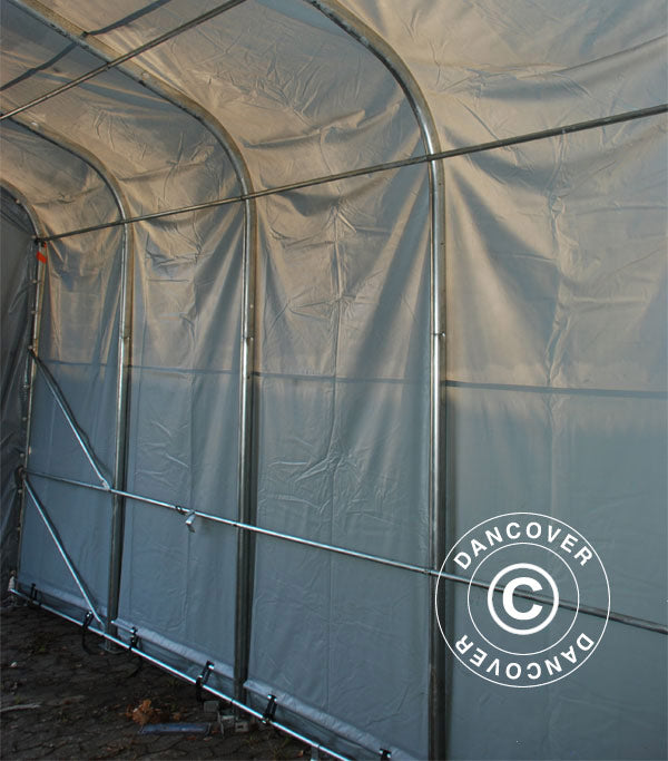 Lagertelt PRO 6x6x3,7m PVC, Grønn