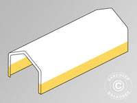 Takduk til lagertelt,&nbsp;arbeidstelt PRO 5x10m, PVC, Hvit/gul