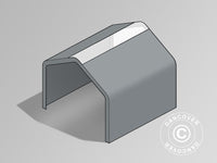 Takduk til Lagertelt PRO 7x7m PVC m/hvitt takpanel, Grå