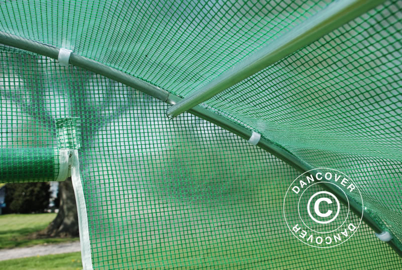 <p>Polytunnel Drivhus 3x4,5x2m, 13,5m&sup2;, Gr&oslash;nn BARE 3 STK. IGJEN</p>