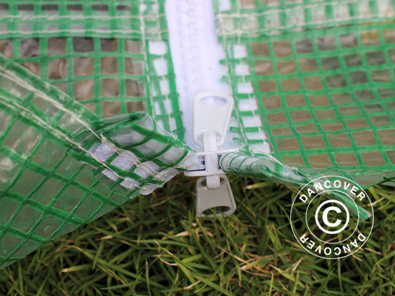 Polytunnel Drivhus 3x3x2m, 9m&sup2;, Gr&oslash;nn