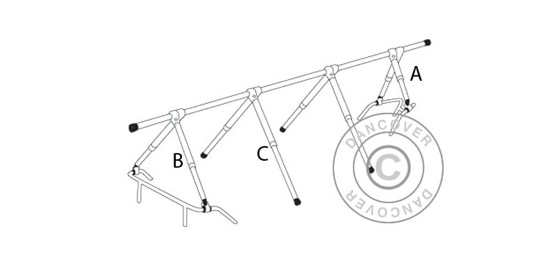 Dekk-ramme til båtdekke, NOA, 12m