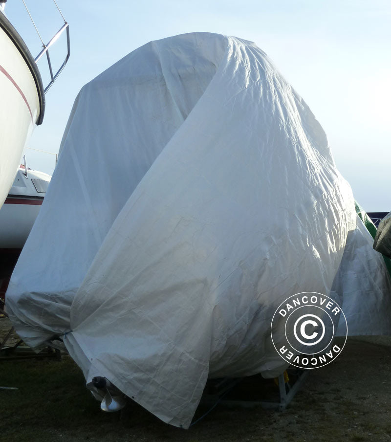 Presenning 6x14m, PE 300g/m², Hvit