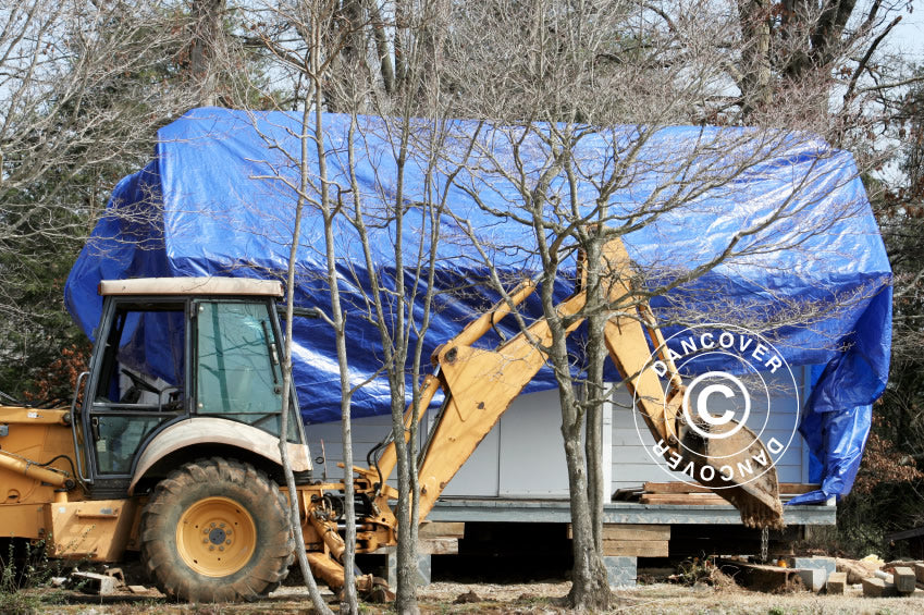 Presenning 4x6m, PE 250g/m², Blå