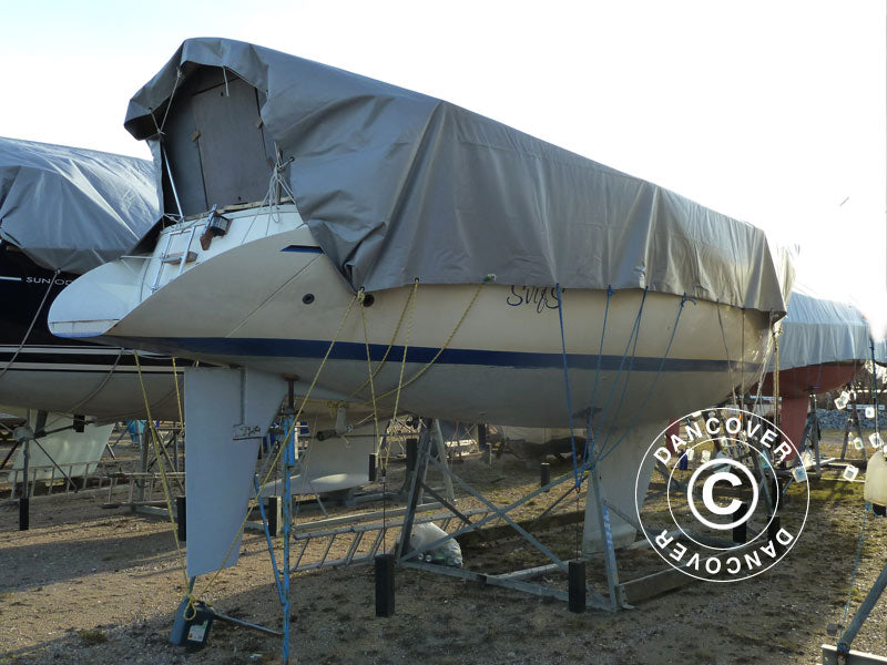 Presenning 3x10m, PVC 500 g/m², Grå