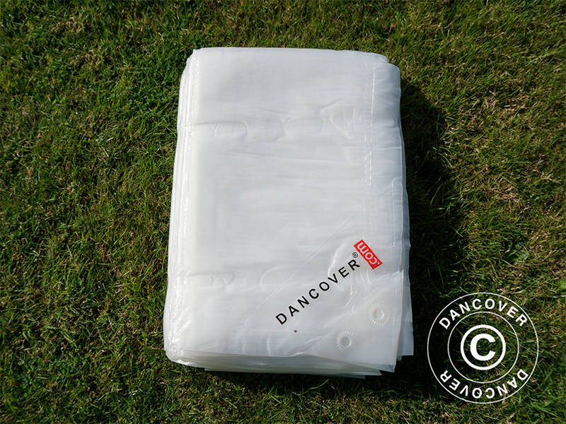 Presenning 2,5x3,6m, PE 90 g/m², transparent