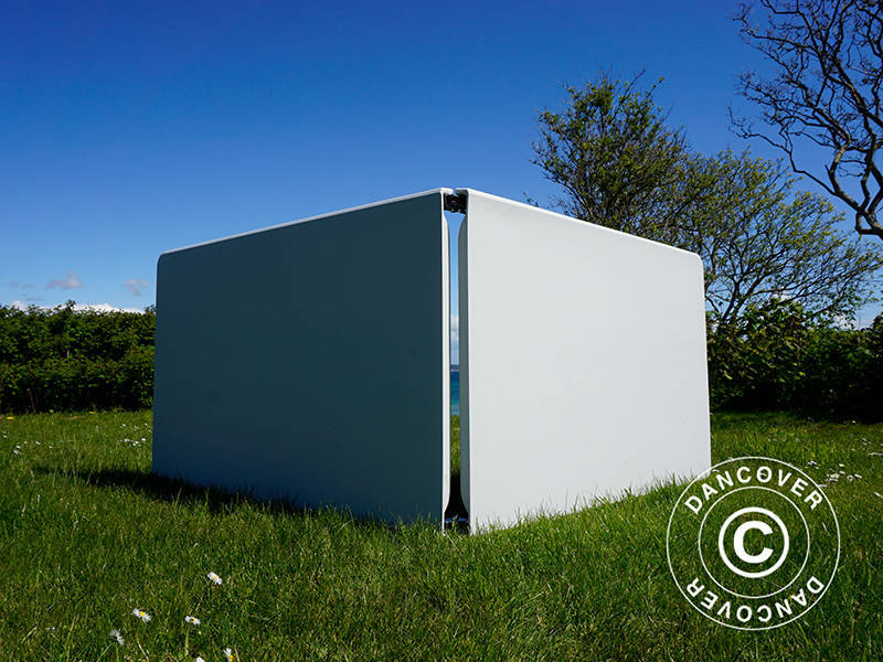 Sammenleggbart bord 240x76x74cm, Lys grå (10 stk.)