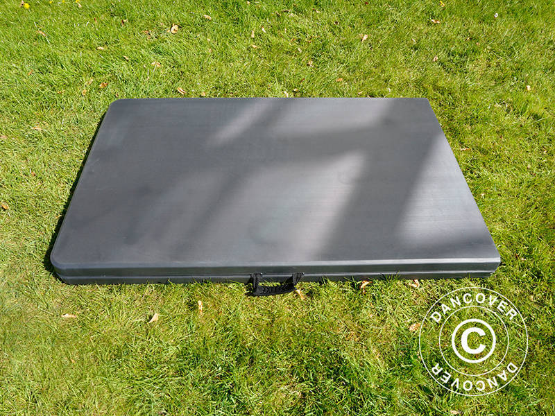 Sammenleggbart bord 240x76x74cm, Svart (25 stk.)