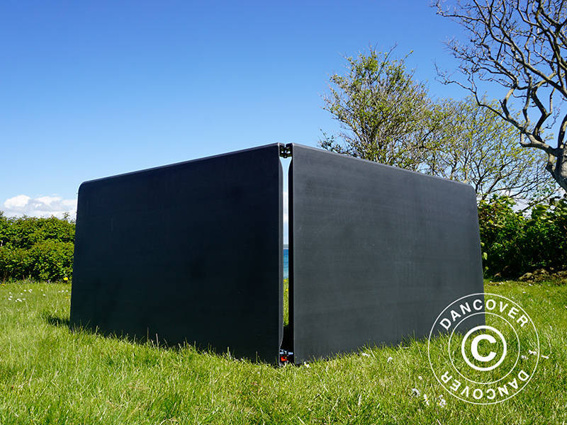 Sammenleggbart bord 240x76x74cm, Svart (25 stk.)