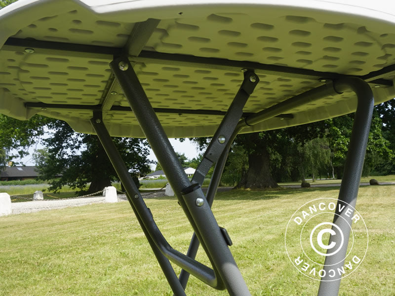 Rundt Bar bord PRO Ø80cm, Lysegrå