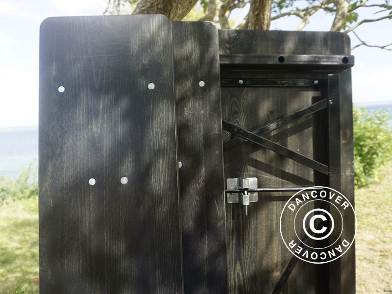 Bord- og benkesett PRO 180x60x78cm, Svart