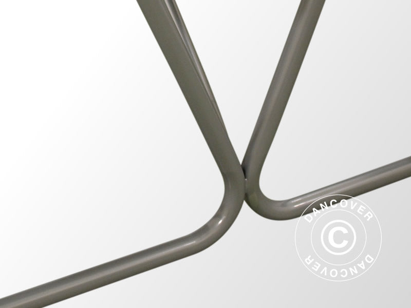 Piknik bord, 1,75x1,60m, Svart