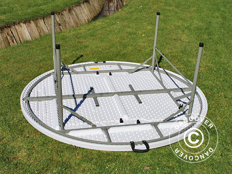 Rundt klappbord PRO Ø183cm, Lysegrått (1 stk.)