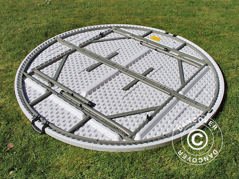 Rundt klappbord PRO Ø183cm, Lysegrått (1 stk.)