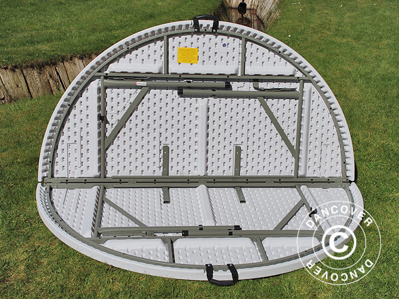 Rundt klappbord PRO Ø183cm, Lysegrått (1 stk.)