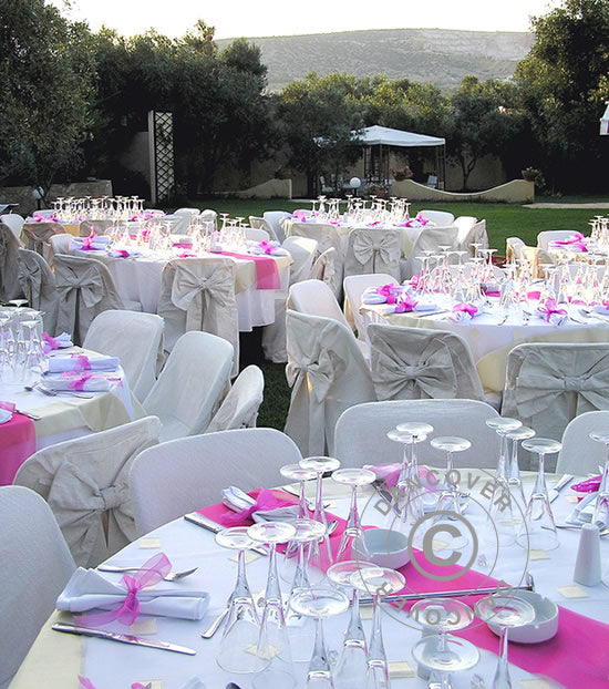 Rundt klappbord Ø154cm, Lysegrå (1 stk.)