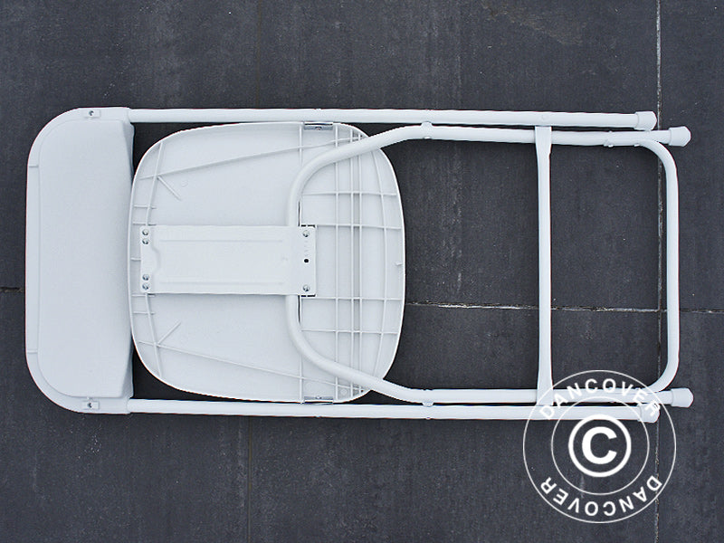 Klappstoler 44x44x80cm, Hvit, 8 stk.