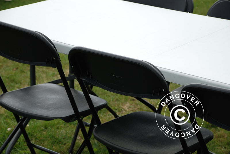 Klappstoler 44x44x80cm, Svart, 8 stk.