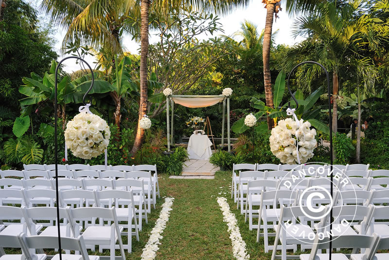 Klappstoler 44x46x77cm, Hvit, 24 stk.