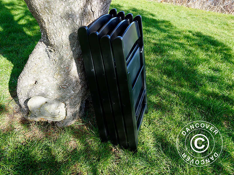 Klappstoler, Svart, 44x46x77cm, 24 stk.