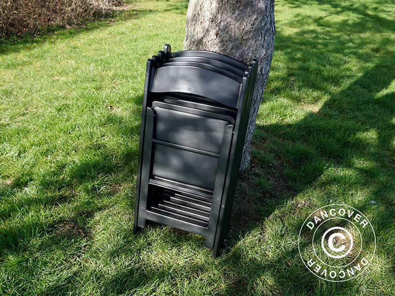 Klappstoler, Svart, 44x46x77cm, 24 stk.