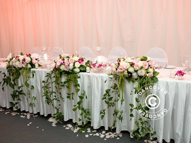 Duk 183x76x74cm, Hvit