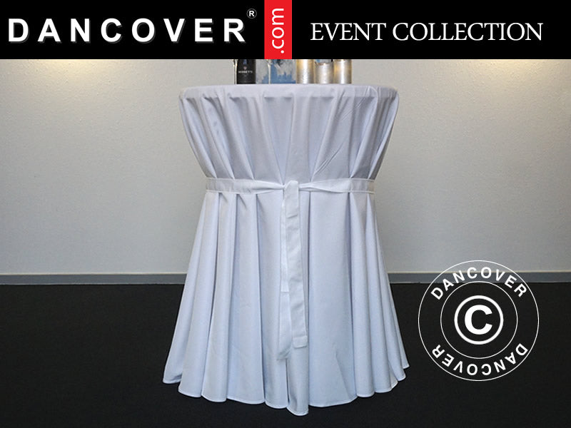 Duk Ø80x110cm, Hvit