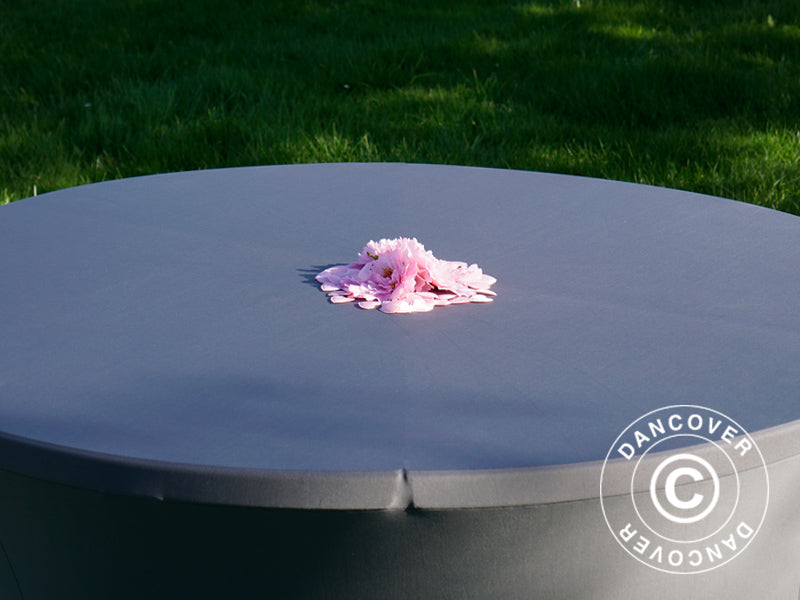 Stretch bord dekke &Oslash;152x74cm, Gr&aring;