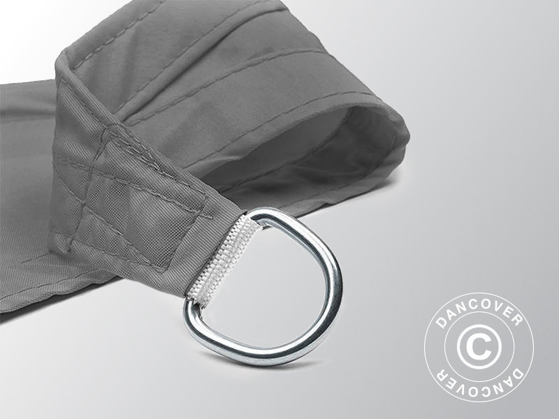 Solseil 3,6x3,6x3,6m, Trekantet, Antrasitt