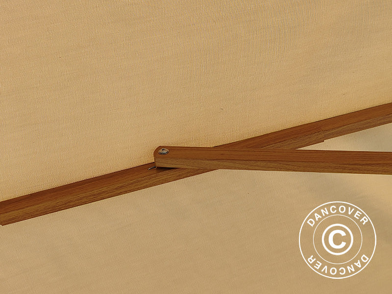 Hengeparasoll Antigua, 3x4m, Sand