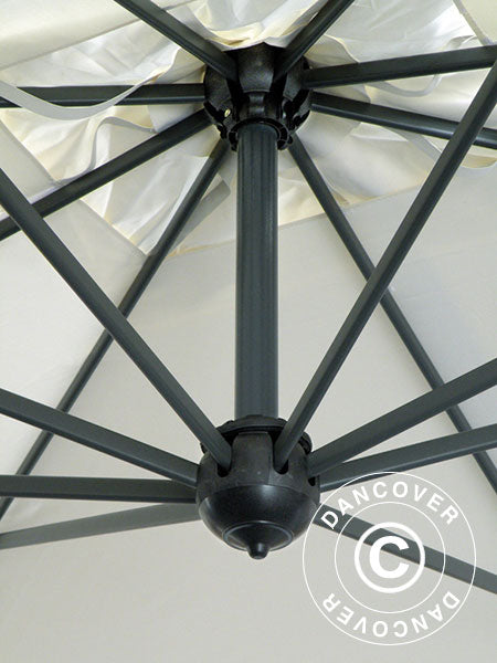 Hengeparasoll Leonardo Braccio med kappe, 3x4m, Linfarget