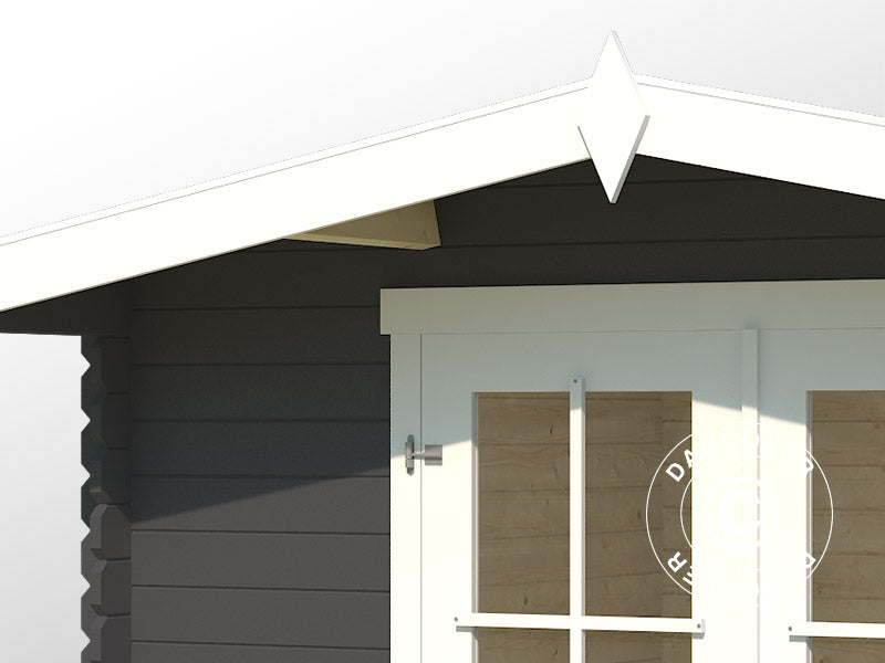 Redskapsbod i tre Oslo 2,92x2,3x2,22m, 28mm, 6,43m², Mørkegrå