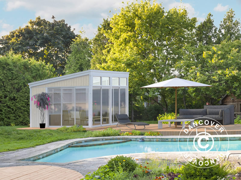 Hytte i tre 4,17x3,56x2,82m, 13m&sup2;, naturlig