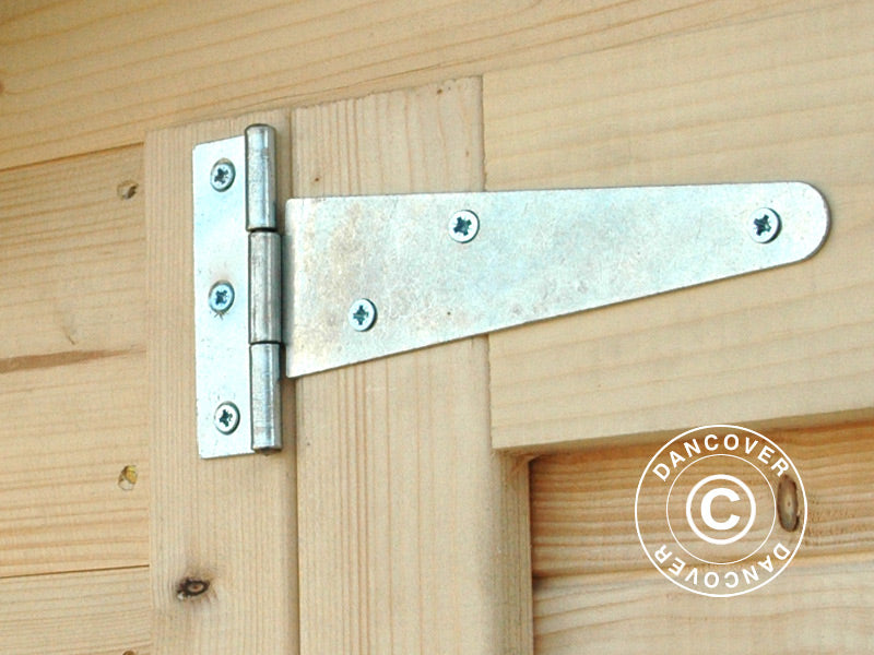 Redskapsbod Bertilo Wallstore Velo, 2,06x1,02x1,35m, 2,1m&sup2;, Naturlig