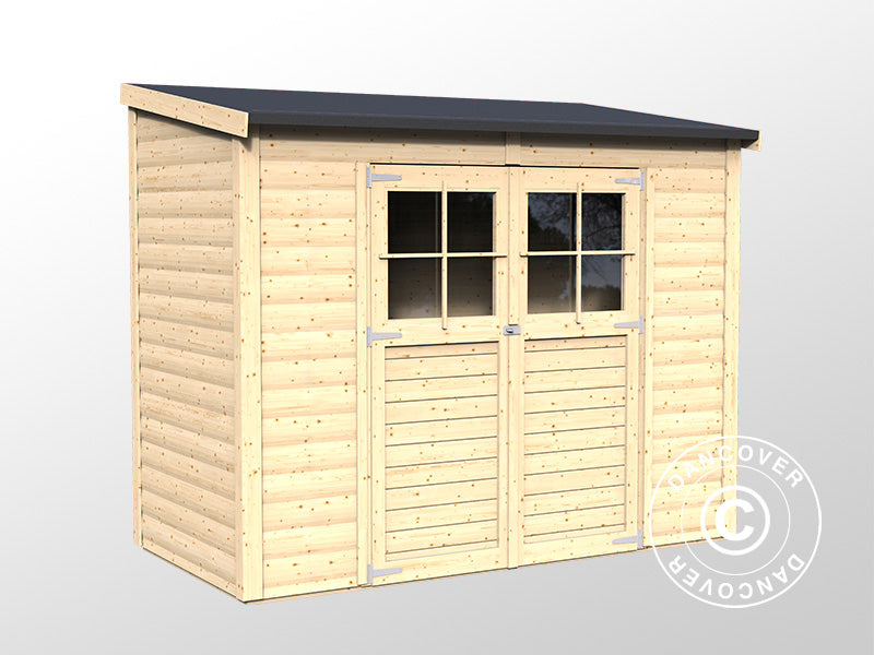 Redskapsbod i tre, Bertilo Alster 2, 2,44x1,21x2,11m, 2,96m²