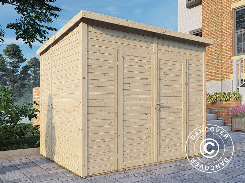 Redskapsbod i tre, Bertilo Timmo 4, 2,39x1,81x2,1m, 4,32m²