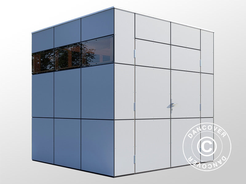 Redskapsbod i tre, Bertilo HPL 1, 2,3x2,28x2,3m,&nbsp;5,24m²,&nbsp;Antrasitt/Grå