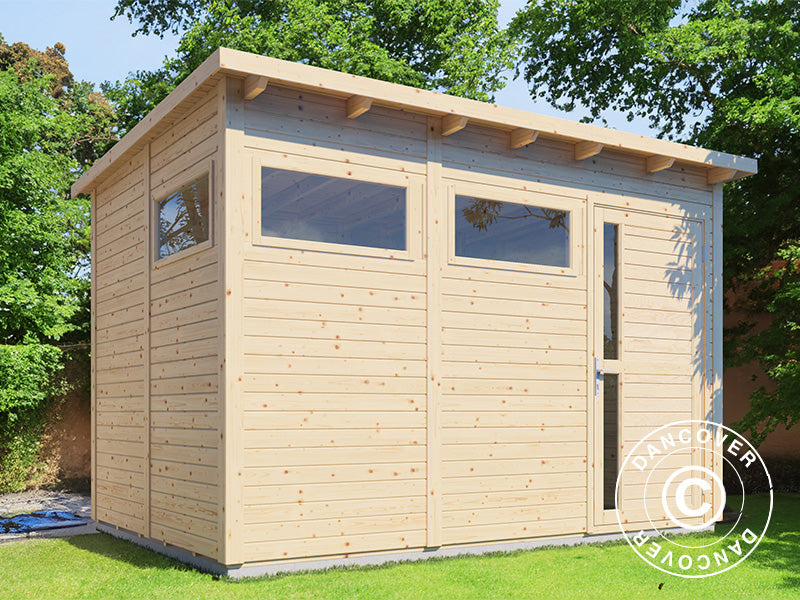 Wooden shed, Bertilo Pentus 3, 3.37x2.34x2.33 m,&nbsp;7,65m²,&nbsp;Natural