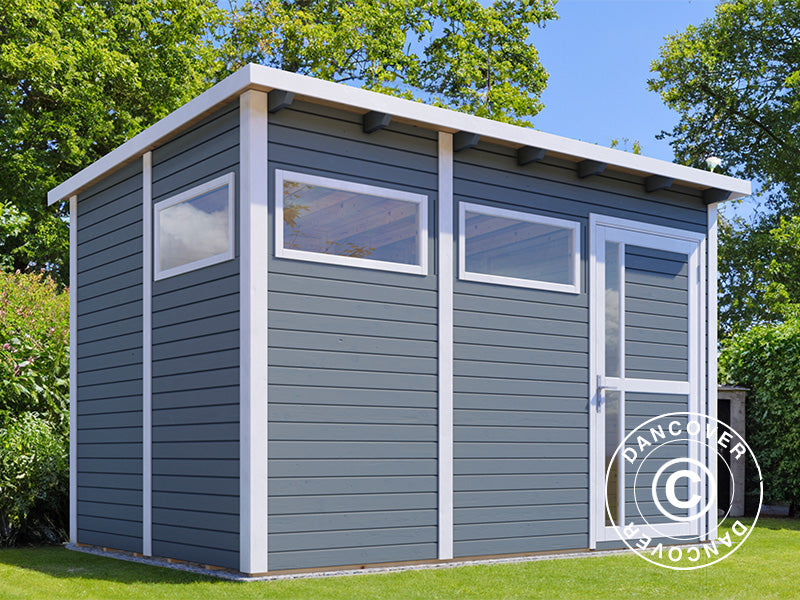 Wooden shed, Bertilo Pentus 3, 3.37x2.34x2.33 m,&nbsp;7,65m²,&nbsp;Grey