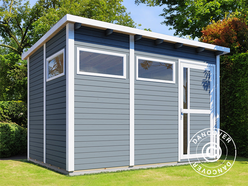 Wooden shed, Bertilo Pentus 3, 3.37x2.34x2.33 m,&nbsp;7,65m²,&nbsp;Grey