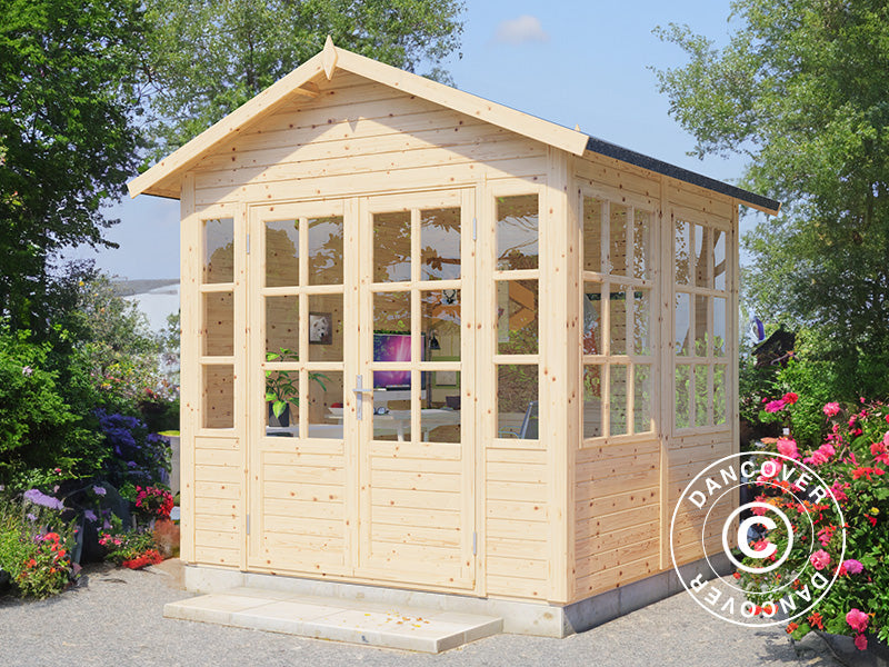 Wooden cabin, Bertilo Teahouse, 2.34x2.26x2.65 m, Natural