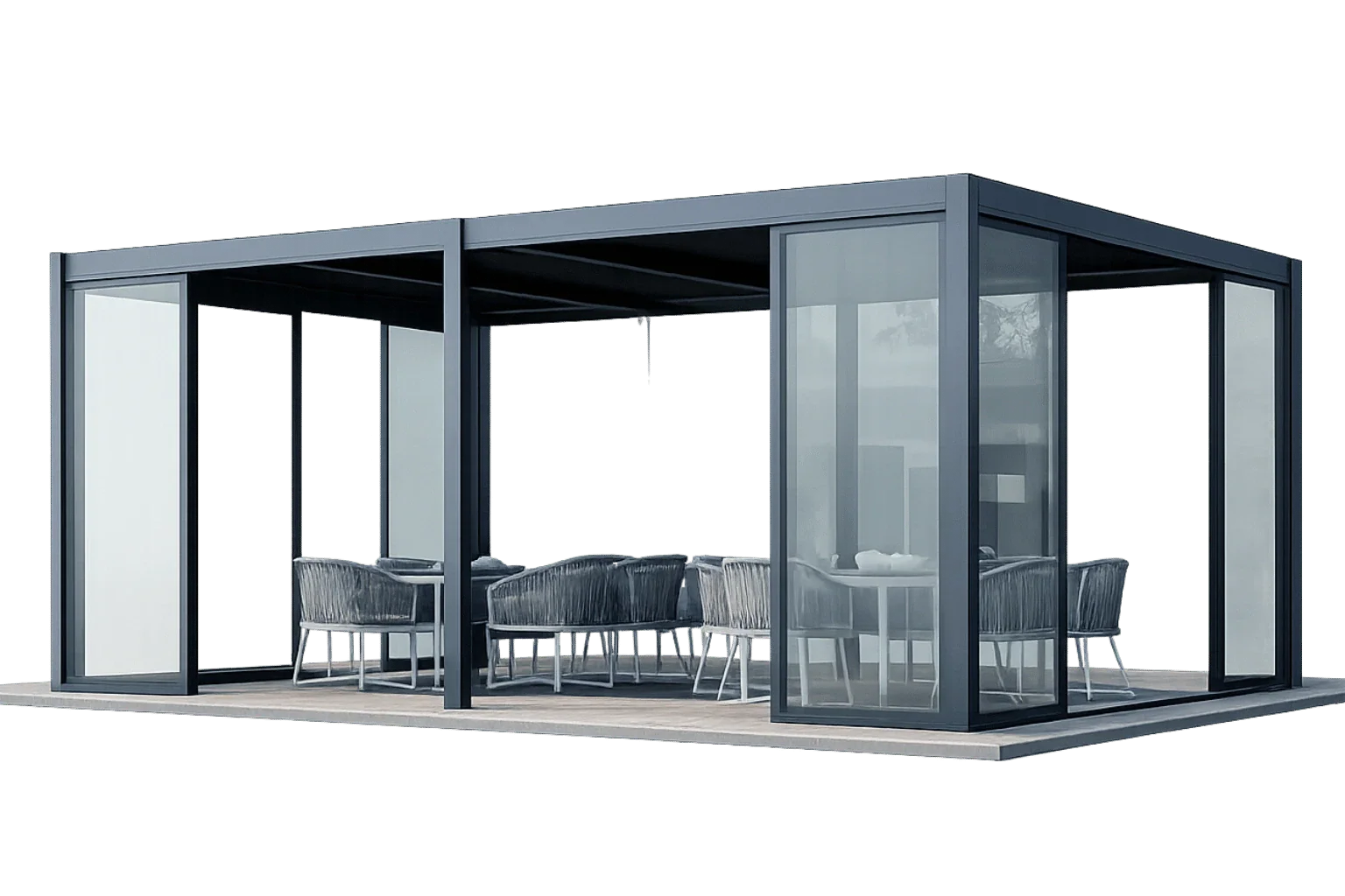 Sidevegger til paviljonger og pergolaer